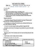 Giáo án Hoạt động trải nghiệm Lớp 2 (Chân trời sáng tạo) - Tuần 15, Chủ đề Truyền thống quê em (Tiết 3)
